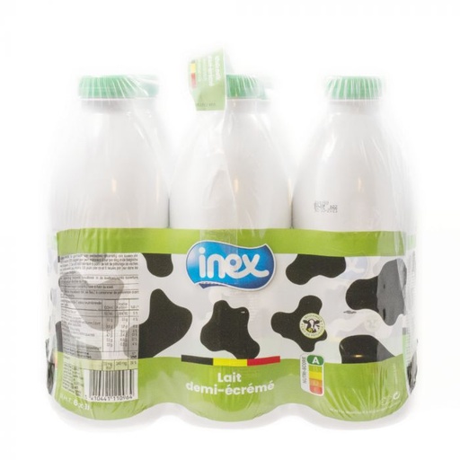 [Inex05lx6] Lait 1/2 ecrémé 6x0.5l